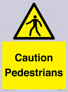 WV5366: Caution Pedestrians