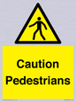 WV5366: Caution Pedestrians
