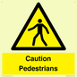 WV5366: Caution Pedestrians