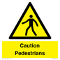 WV5366: Caution Pedestrians