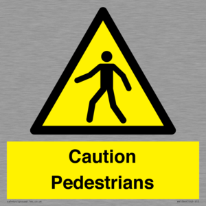 WV5366: Caution Pedestrians