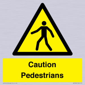 WV5366: Caution Pedestrians