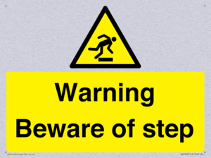 WV5367: Warning Beware of step
