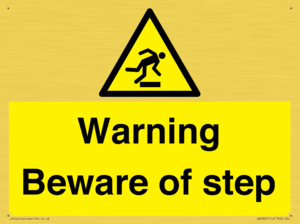 WV5367: Warning Beware of step