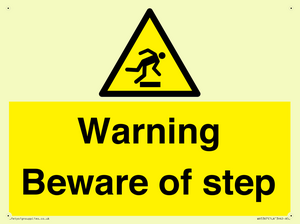 WV5367: Warning Beware of step