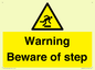 WV5367: Warning Beware of step