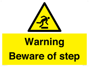 WV5367: Warning Beware of step