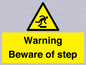 WV5367: Warning Beware of step