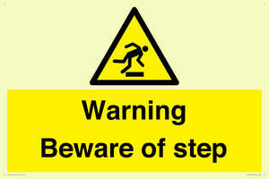 WV5367: Warning Beware of step