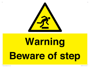 WV5367: Warning Beware of step