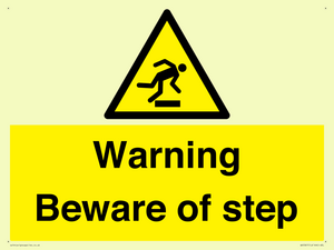WV5367: Warning Beware of step