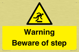 WV5367: Warning Beware of step