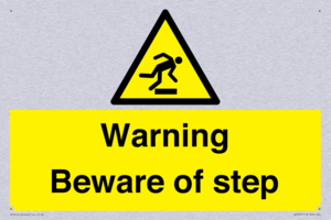 WV5367: Warning Beware of step