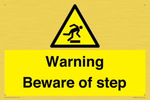 WV5367: Warning Beware of step