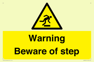 WV5367: Warning Beware of step