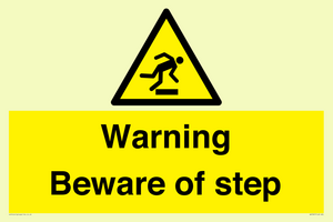 WV5367: Warning Beware of step