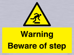 WV5367: Warning Beware of step