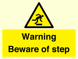 WV5367: Warning Beware of step