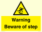 WV5367: Warning Beware of step