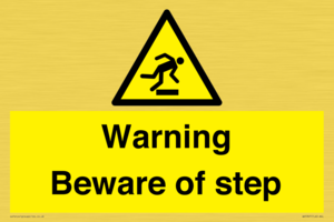 WV5367: Warning Beware of step