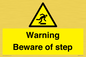 WV5367: Warning Beware of step