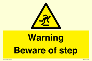 WV5367: Warning Beware of step