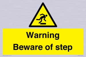 WV5367: Warning Beware of step