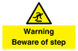 WV5367: Warning Beware of step