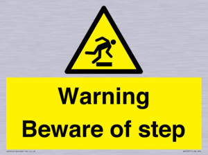 WV5367: Warning Beware of step
