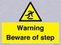 WV5367: Warning Beware of step