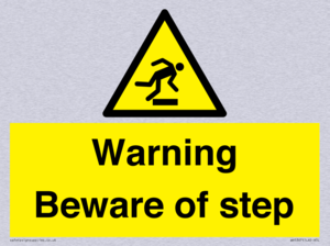 WV5367: Warning Beware of step