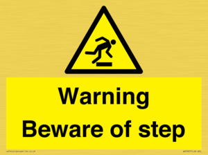 WV5367: Warning Beware of step