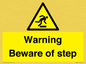 WV5367: Warning Beware of step