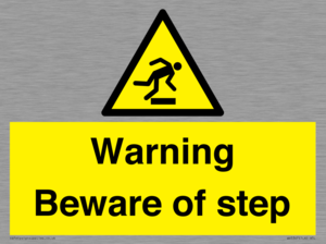 WV5367: Warning Beware of step