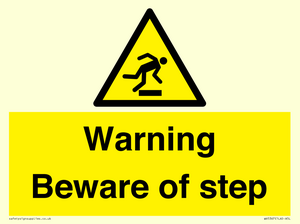 WV5367: Warning Beware of step