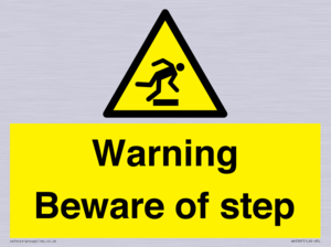 WV5367: Warning Beware of step