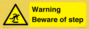 WV5367: Warning Beware of step