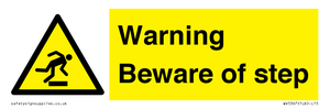 WV5367: Warning Beware of step