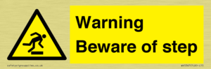 WV5367: Warning Beware of step
