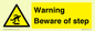 WV5367: Warning Beware of step