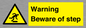 WV5367: Warning Beware of step