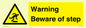 WV5367: Warning Beware of step