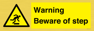 WV5367: Warning Beware of step