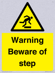 WV5367: Warning Beware of step