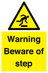 WV5367: Warning Beware of step