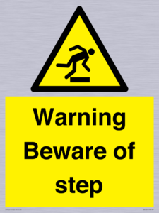WV5367: Warning Beware of step