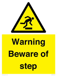 WV5367: Warning Beware of step