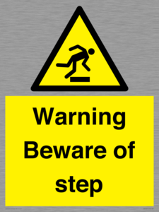 WV5367: Warning Beware of step