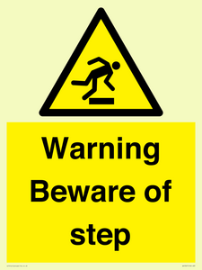 WV5367: Warning Beware of step