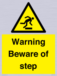 WV5367: Warning Beware of step